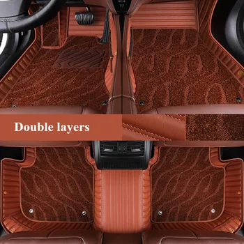 Ковры высшего качества! Изготовленные на заказ специальные автомобильные коврики для Mercedes Benz AMG GLE 63 W166 2019-2015 двухслойные ковры для GLE63 2018