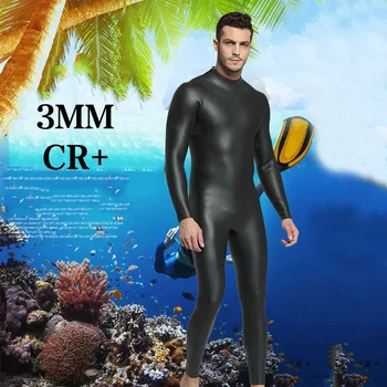 3 мм Интегрированный водолазный костюм CR + Ультраэластичный гидрокостюм для триатлона Мужской Водолазный костюм с защитой от холода и теплой кожей Мужской гидрокостюм обтягивает все тело