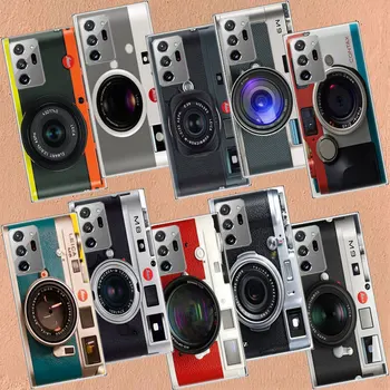 Ретро Винтажный Чехол Для Телефона С Камерой Samsung Galaxy S23 S22 Ultra S21 Plus S20 FE S10 S10E S9 S8 Plus S7 Чехол
