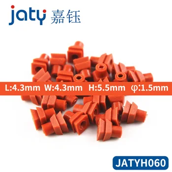 100/500 /1000шт Водонепроницаемый штекер JATYH060 Jiayu Connector, уплотнение полости, 4.3*4.3*5.5*1.5 Водонепроницаемая заглушка типа пагоды мм