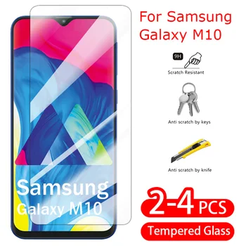 Для Samsung Galaxy M10 Защитная Пленка Для экрана Из Закаленного Стекла 9H Full Cover HD Screen Flim Телефон Передняя панель 10D Flim Для Samsung Galaxy M10