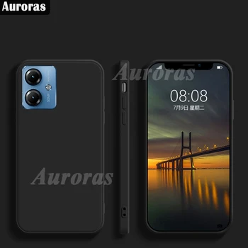 Auroras для Motorola G14 4G чехол Гладкая мягкая силиконовая оболочка для Moto G13 G23 Противоударный чехол-футляр