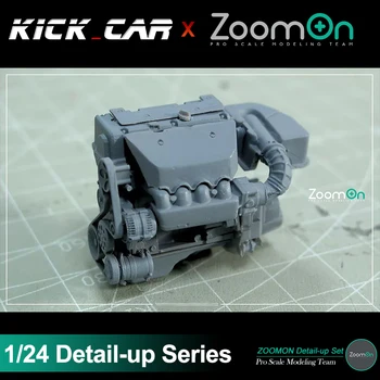 ZoomOn Z090 K20 engine1/24 Модифицированные Детали для Собранной модели Ручной работы для взрослых Профессионалов