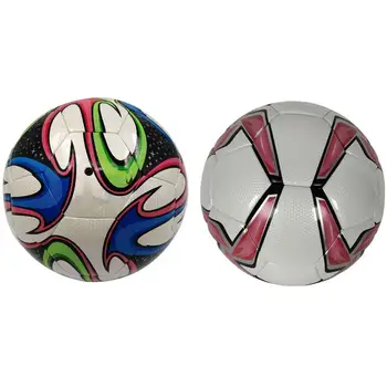 Футбольный мяч размером 5 матчей, с бесшовной строчкой, с высоким отскоком, из утолщенной искусственной кожи, футбольный мяч для дома, парка, помещения и улицы