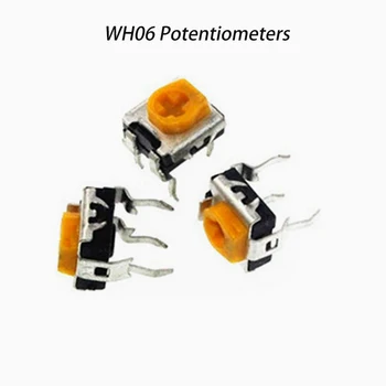 20ШТ WH06-2C Комплект Потенциометра Для Триммера Переменные Резисторы 100 200 500 1K 2K 5K 10K 20K 50K 100K 200K 500K 1 М Ом