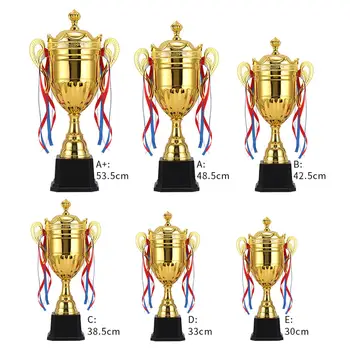 Кубок для взрослых с крышкой Creative Trophy Cup Mini Trophy Cup для Вечеринок, Соревнований по Баскетболу, Церемоний награждения