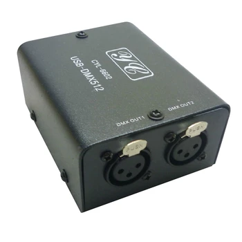 512-канальный USB к DMX DMX512 Светодиодный светильник DMX-модуль сценического освещения, контроллер сценического освещения, мини-декодер