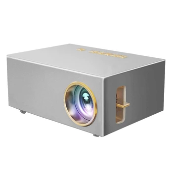 Светодиодный Проектор С Разрешением 800X480P, Поддерживающий Голосовой Видеопроектор Full HD Для Домашнего Кинотеатра Pico Movie Projector-EU Plug