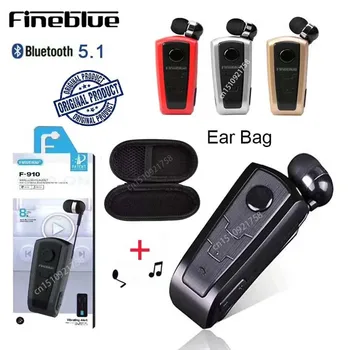 Оптовые Беспроводные наушники Fineblue F910 Bluetooth-гарнитура Ears in Lotus с зажимом для провода, Наушники для громкой связи, Выдвижные наушники