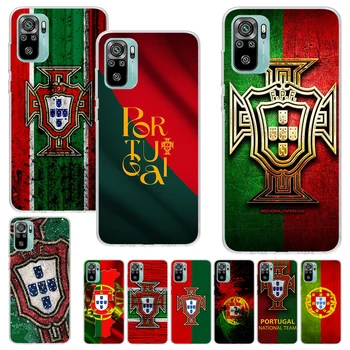 Мягкий Чехол с Португальским Принтом и Флагом Португалии для Xiaomi Redmi Note 12S 11S 12 11T 10S Phone Shell 9S 8T 11 10 9 8 11E Pro Plus 7 Cov