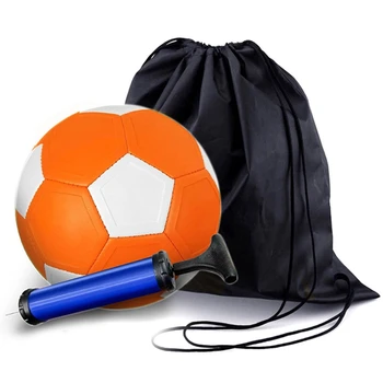 1 комплект футбольного мяча Sport Curve Swerve, футбольный игрушечный кикерный мяч, пригодный для тренировок в матчах на открытом воздухе и в помещении с воздушным насосом для мяча