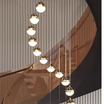 Скандинавский домашний декор, столовая, подвесной светильник, освещение в помещении, лестничный светильник, подвесной светильник, люстра, лампы для гостиной