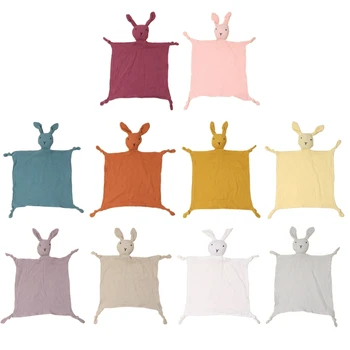 Детское одеяло-стеганое одеяло с кроликом, детское одеяло, защитное одеяло, подарок для маленьких девочек и мальчиков