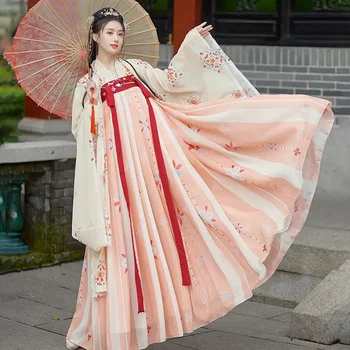 Женская одежда WATER Hanfu, китайский женский костюм, китайские традиционные платья, китаизация, ролевые игры для девочек-Хань Фу