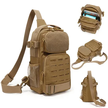 Уличный военный тактический слинг, спортивная дорожная нагрудная сумка, сумка через плечо Для мужчин, сумки через плечо, Походное Снаряжение для кемпинга