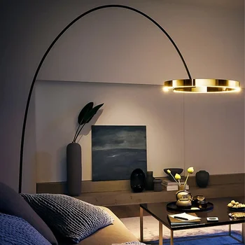 Скандинавский светодиодный торшер для рыбалки с правой стороны, креативные высокие подставки для гостиной, спальни Рядом с лампой, современного кабинета, лампы для чтения