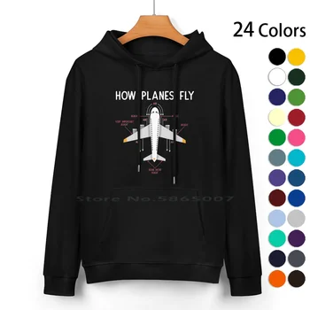 Аэрокосмический инженер Забавный продукт Футболка How Plane Fly Свитер с капюшоном из чистого хлопка 24 цвета Ракета Аэрокосмическая инженерия Земля