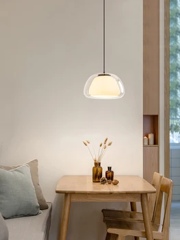Лампа для столовой, Датское кремовое желе, одинарный резервуар, Двойные резервуары, Трехголовочный светильник, кухонный остров, бар, настольная лампа