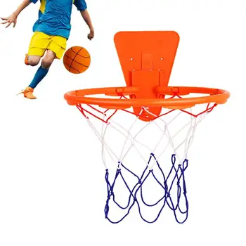 Баскетбольные переносные обручи и ворота, универсальный сменный обод и сетка для баскетбольного кольца в помещении/на открытом воздухе, настенные ворота на двери