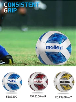 Оригинальные профессиональные футбольные мячи Molten FA3200 официального размера 5/4 PU для тренировок в помещении, молодежных игр