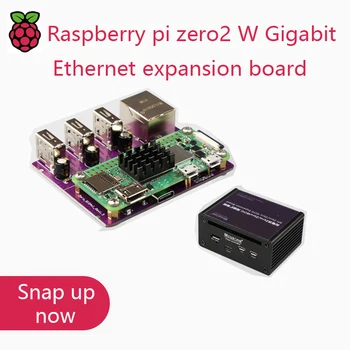 Raspberry pi zero2 W плата расширения Gigabit Ethernet USB-Ethernet USB-КОНЦЕНТРАТОР RJ45 Hat typec zero