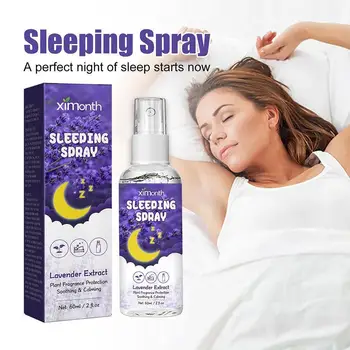 Ароматерапевтический спрей для глубокого сна, улучшающий сон, Эфирное масло, Спрей Лавандовое эфирное масло, спрей-туман для сна, спрей для сна 60 мл
