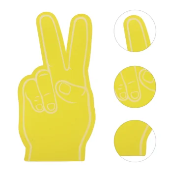 3 шт. поролоновые пальчиковые помпоны для чирлидинга, футбольные перчатки для детей, реквизит, помпоны, шумоподавители