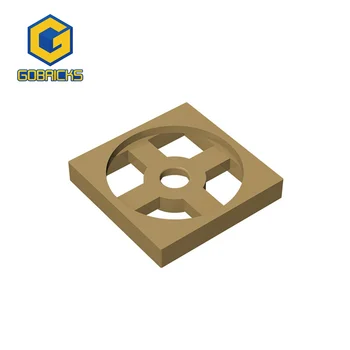 Gobricks 10ШТ. Поворотный стол MOC Bricks 2 x 2 пластины, основание совместимо с 3680 игрушками, собирает строительные блоки, технические детали