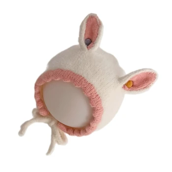 Функциональный Кролик уши стильная Шапочка теплая шапка для малышей надежно защищает уши от холода