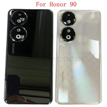 Оригинальная крышка батарейного отсека Корпус задней двери чехол для Huawei Honor 90 Задняя крышка с логотипом объектива камеры Запасные части