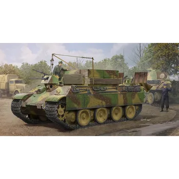 HobbyBoss 1/35 Немецкий Sd.Kfz.179 Bergepanther Ausf.G Поздняя версия Static Tanks Модель TH23043