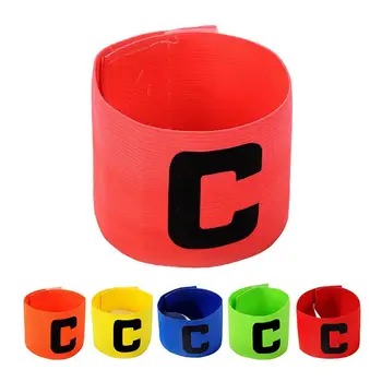 Яркая цветная футбольная капитанская повязка Magic Tape Anti-drop Дизайн для защиты взрослых и юношеских спортсменов