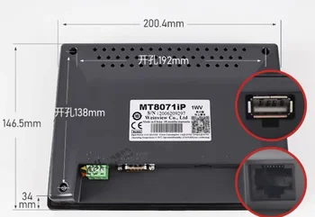 Weintek 7-Дюймовый HMI MT8071iP MT8071 с Сенсорным Экраном Ethernet 800*480 USB-хост Новая Оригинальная коробка Гарантия 1 год