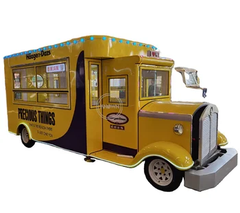OEM Электрический фургон для перевозки еды с горячим туманом, передвижной фургон для общественного питания, Пицца для продажи, Таиланд, США