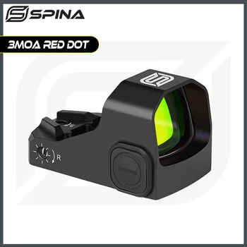 SPINA OPTICS Красный Точечный Прицел RMR Footprint Glock CZ Настоящее Огнестрельное оружие Пистолеты Пистолетный Прицел Подходит для 9MM.223.556.308 и т. Д